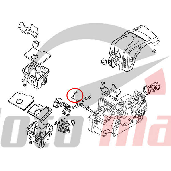 Choke rod s 017 018 170 180