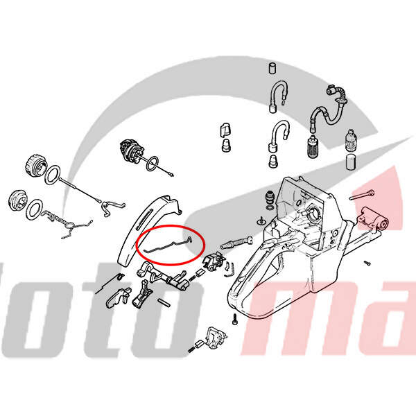 Throttle rod s 044 046 440 460