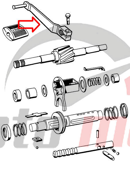 Shift lever tomos apn