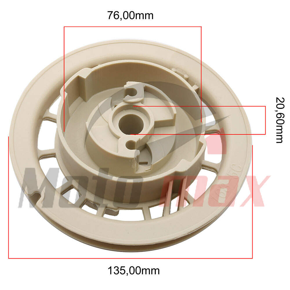 Starter pulley honda gx 160 (metal pawl)