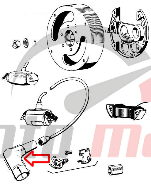 Spark plug cap tomos  ngk or