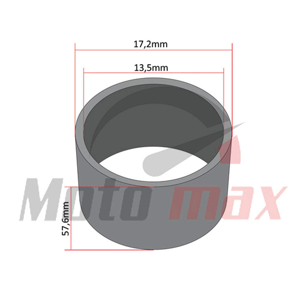 Caura odstojnik tocka tomos a3 fi 13,5x17,2x57,6 mm zadnji zbicani