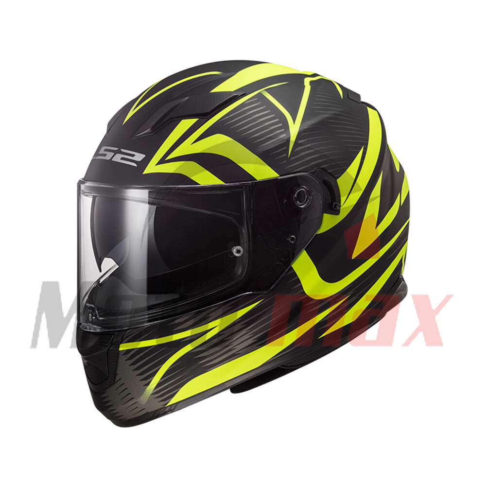 Kaciga LS2 Full Face FF320 STREAM EVO JINK mat crno zuta M