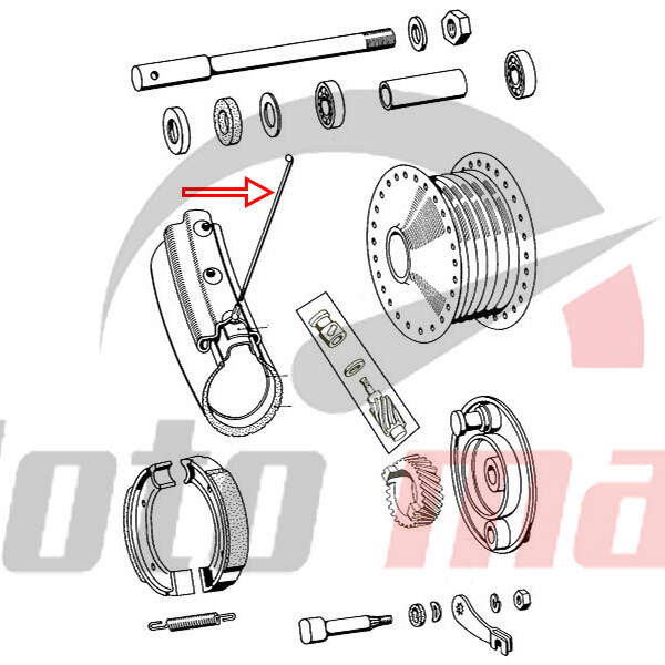 Spokes tomos apn 17" set 3.5x170 mm