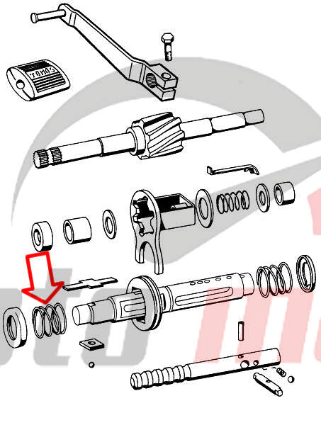 Spring drive shaft tomos apn