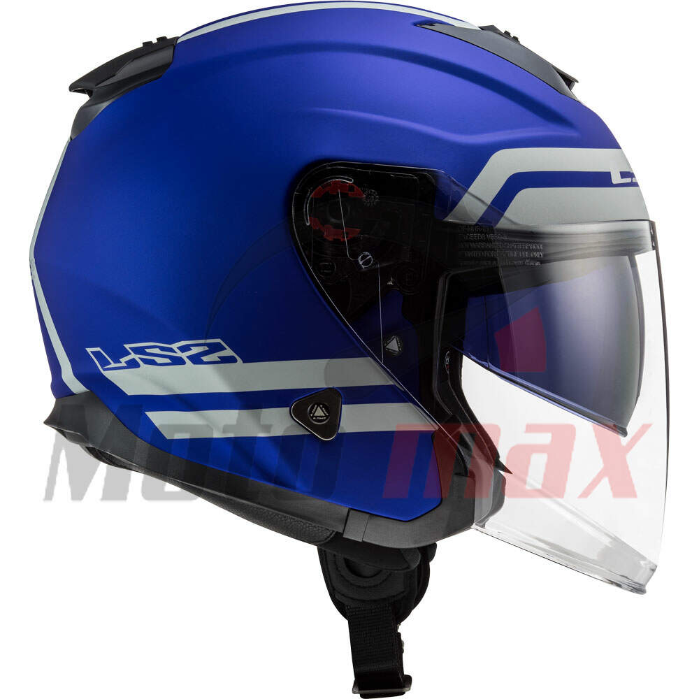 Helmet ls2 jet of521 infinity hyper  mat blue xl