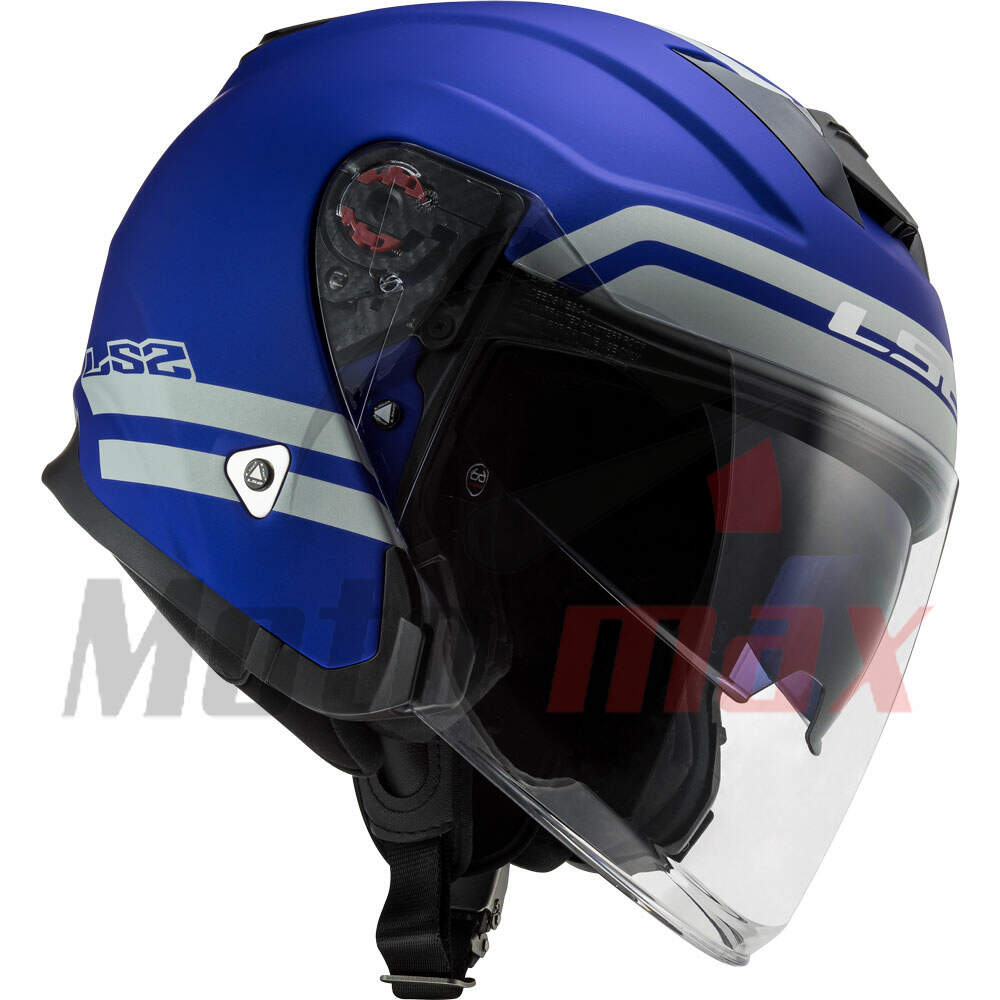 Helmet ls2 jet of521 infinity hyper  mat blue xl