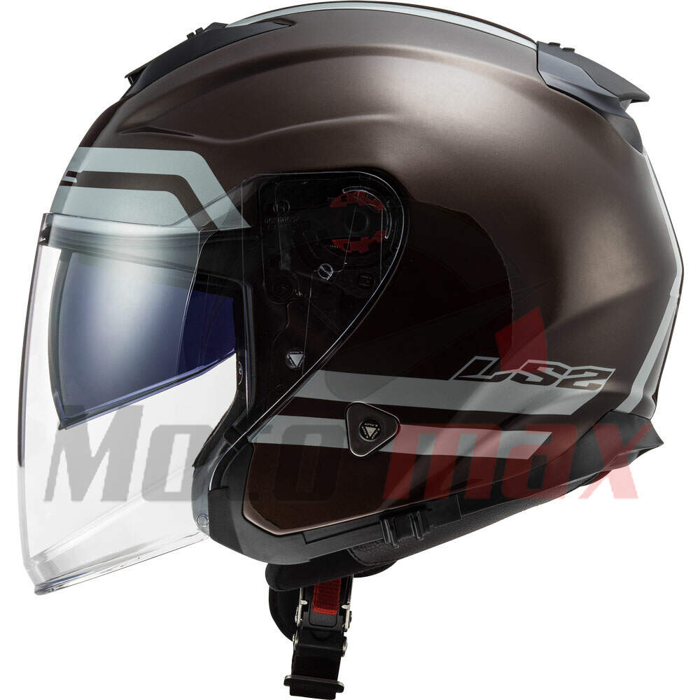 Helmet ls2 jet of521 infinity hyper  wood m