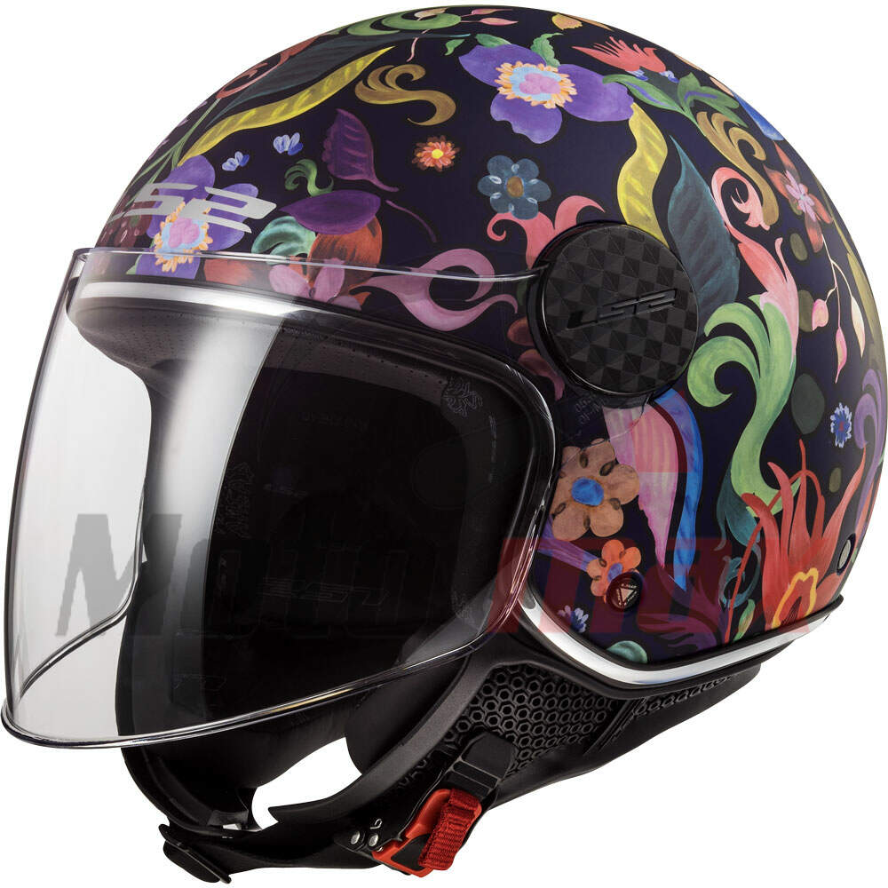 Helmet LS2 Jet OF558 SPHERE LUX BLOOM blue pink XS