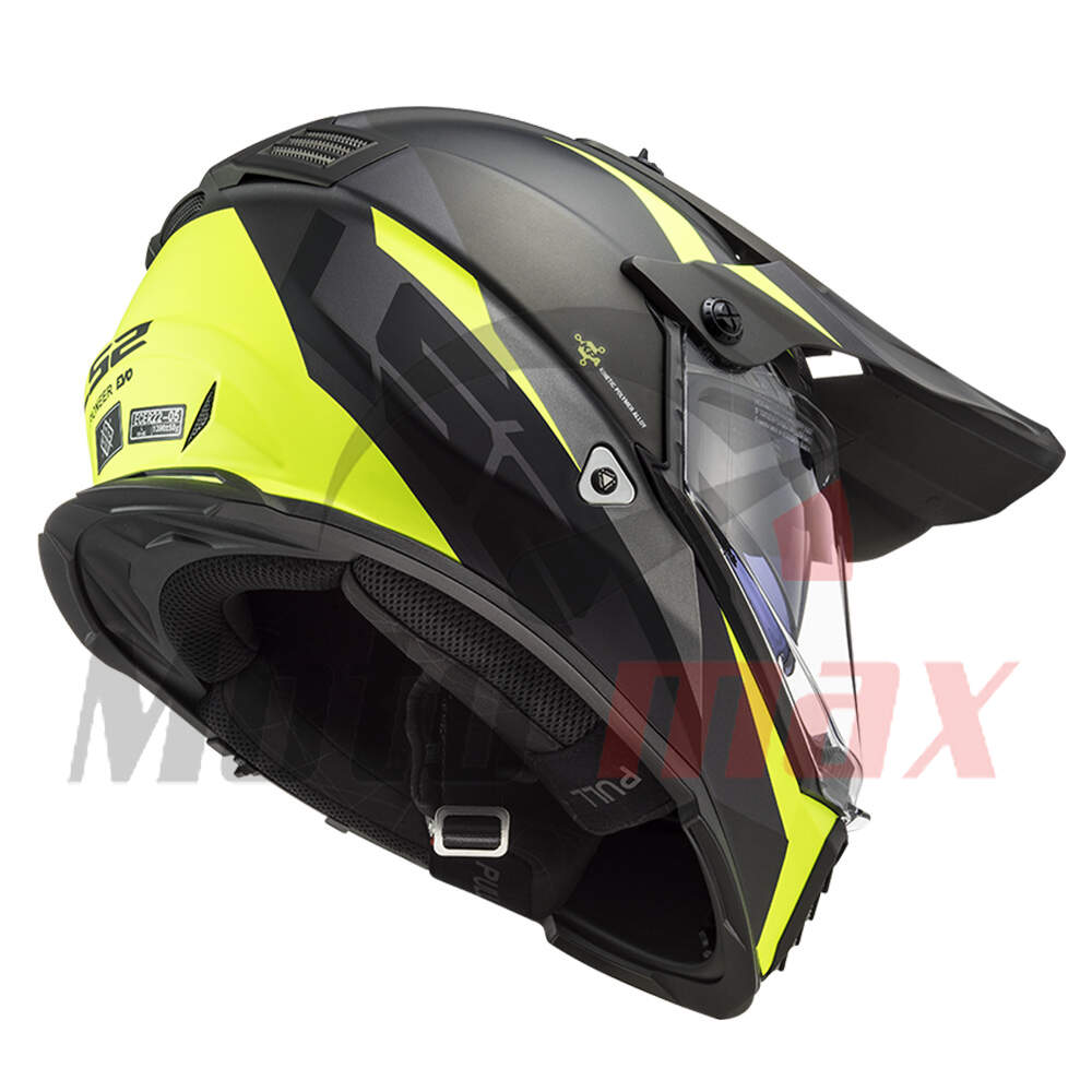 Helmet ls2 cross mx436 pioneer evo router black yellow m