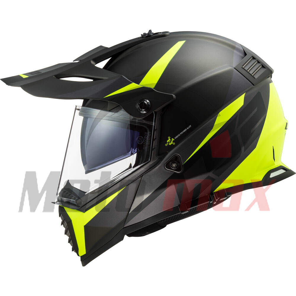 Helmet ls2 cross mx436 pioneer evo router black yellow m