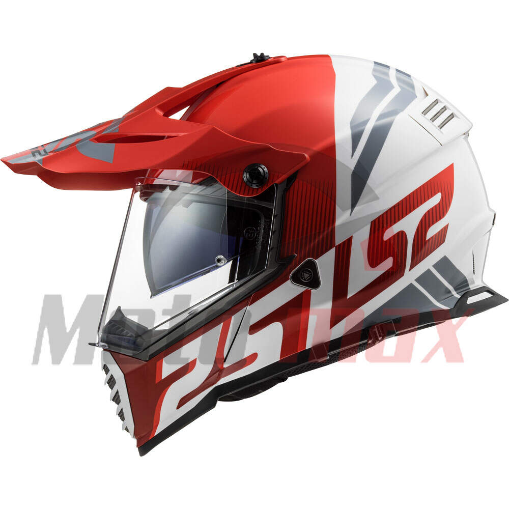 Helmet ls2 cross mx436 pioneer evo evolve white red m