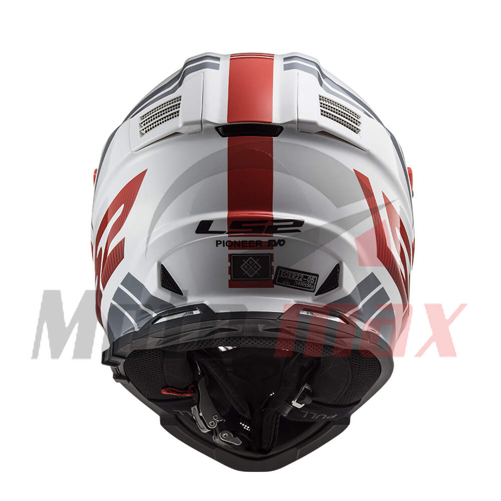 Helmet ls2 cross mx436 pioneer evo evolve white red m