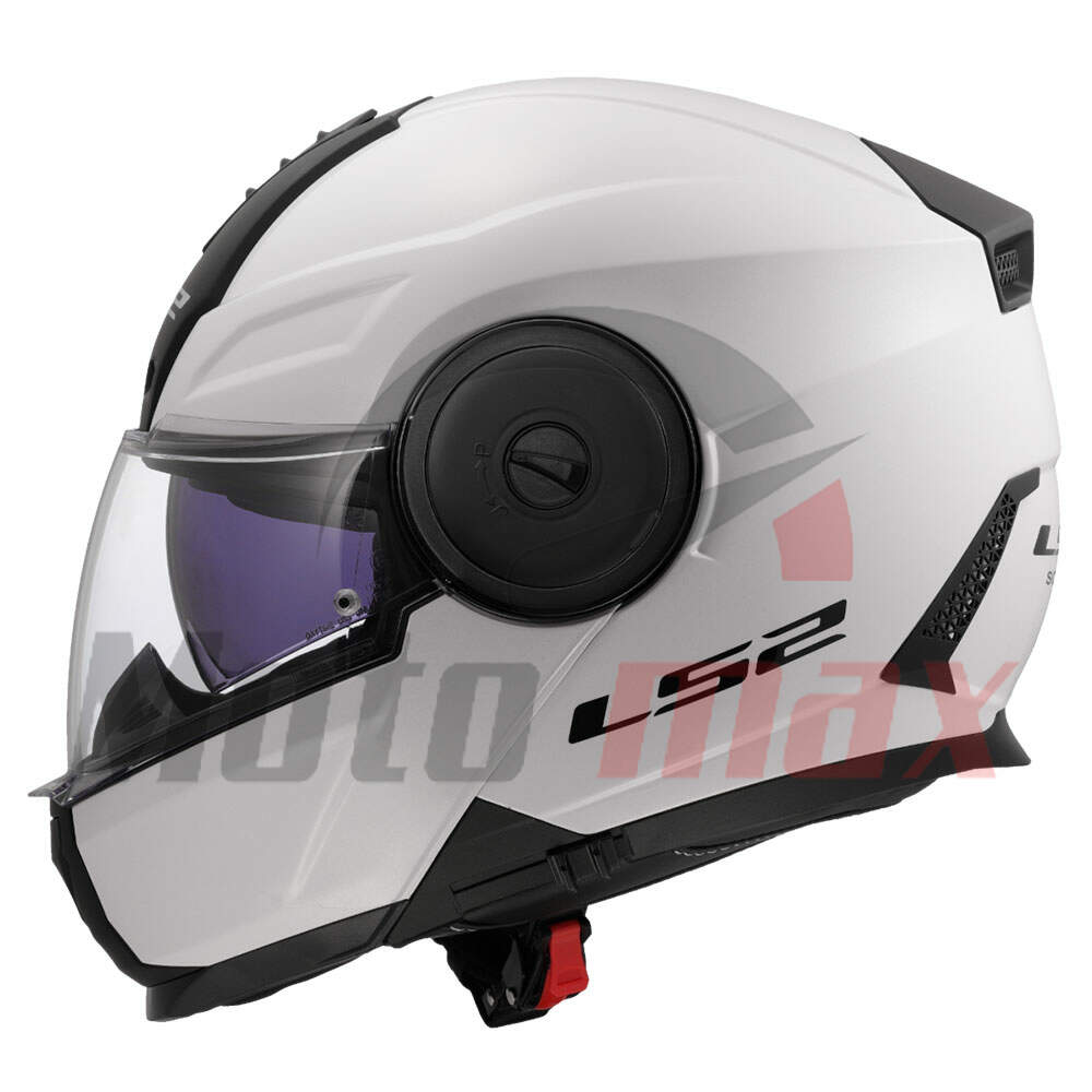 Kaciga ls2 flip up ff902 scope ii solid bela l