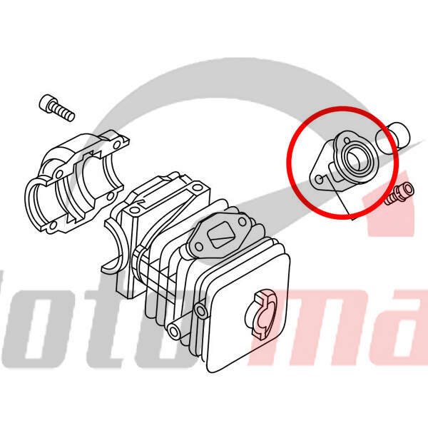 Intake manifold echo cs 2600 es  shindaiva 269t