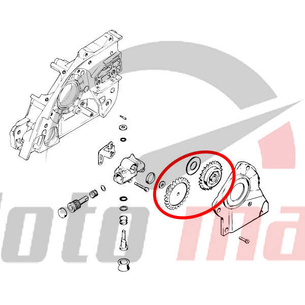 Oil pump gears s 045 set