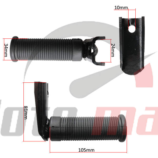 Footrest front t14,t15,e90