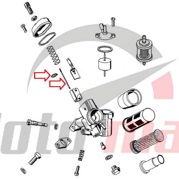 Needle throttle valve tomos apn bing with circlip