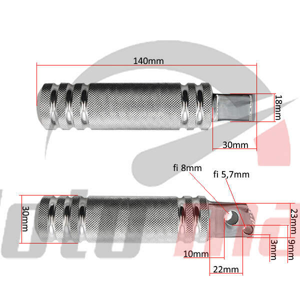 Footrest universal bike it(frubds)