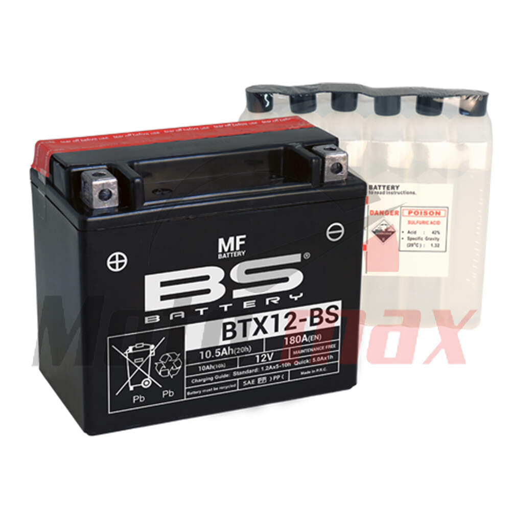 Akumulator bs 12v 10ah gel btx12-bs levi plus (150x87x130) 180a