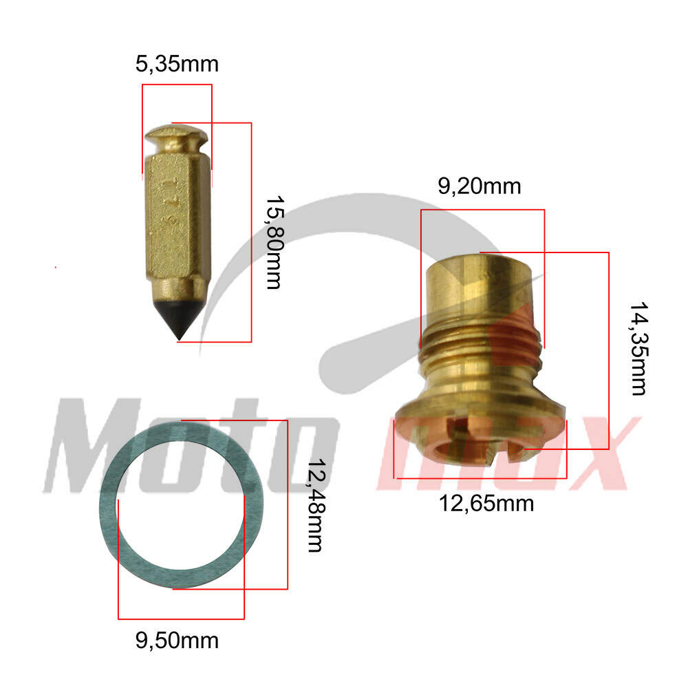 Igla plovka tec walbro fi 5,3x15,8 mm