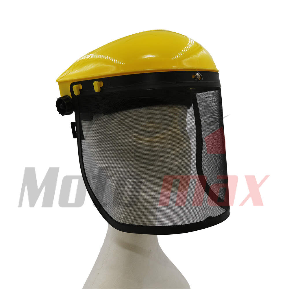 Adjustable visor with mesh