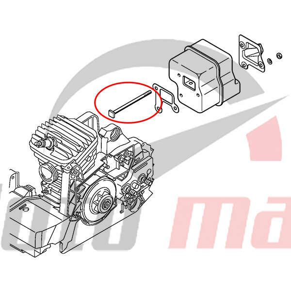 Muffler screw s 029 039 290 310 390 mtb