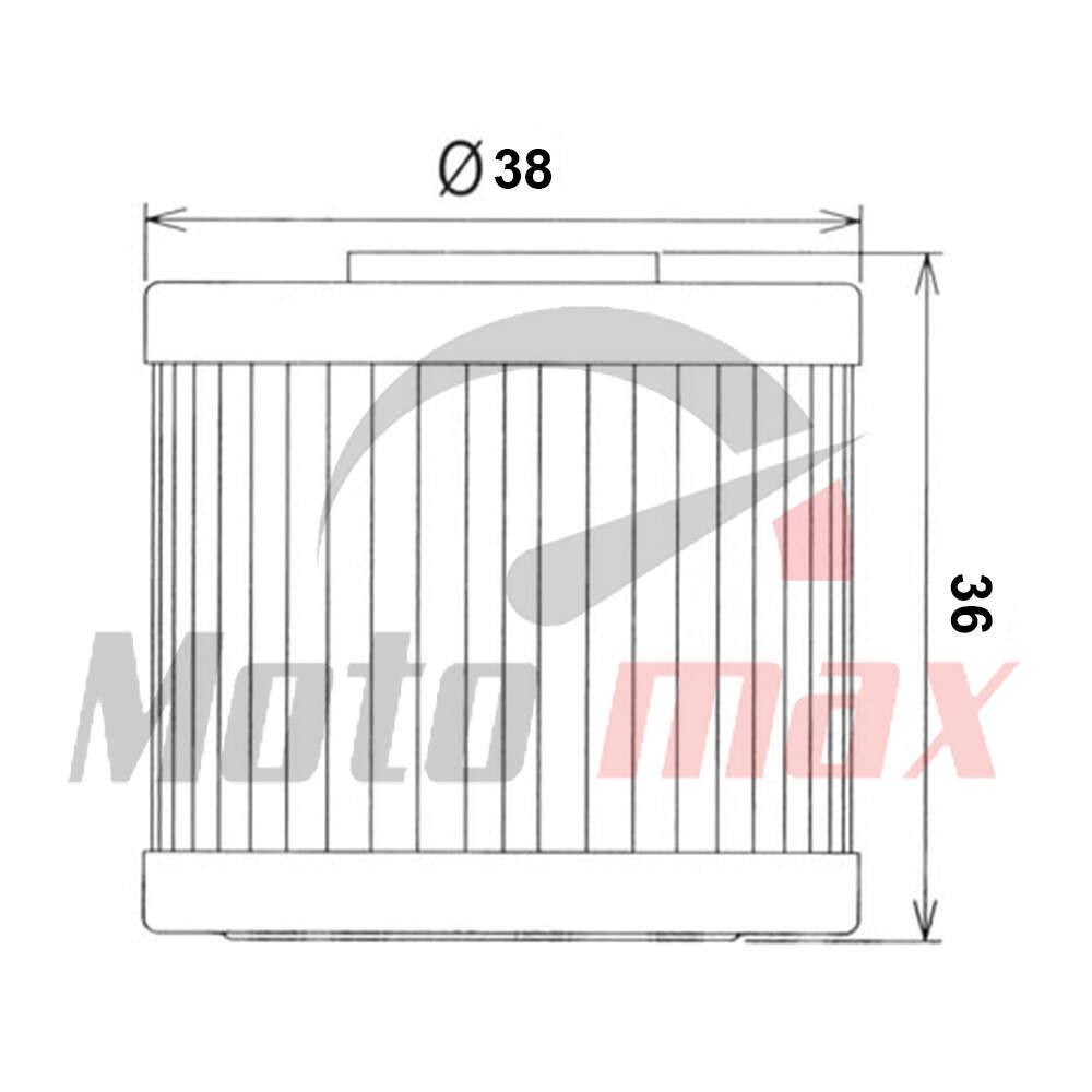 Oil filter hf117 hiflo