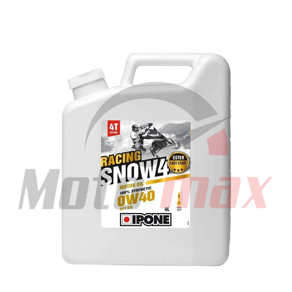 IPONE sinteticko ulje za motorne sanke 4T Snow 4 racing 0W40 4L 