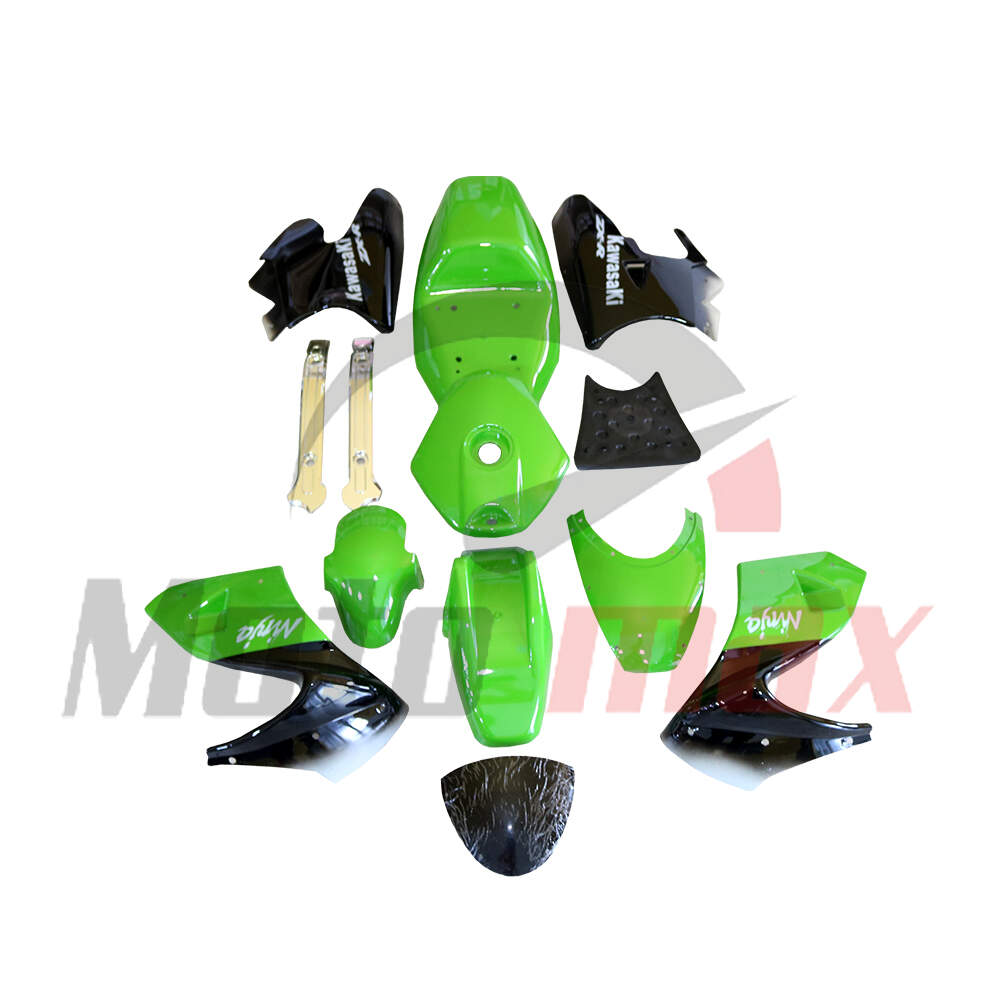 Pocket bike kompletne maske zelene