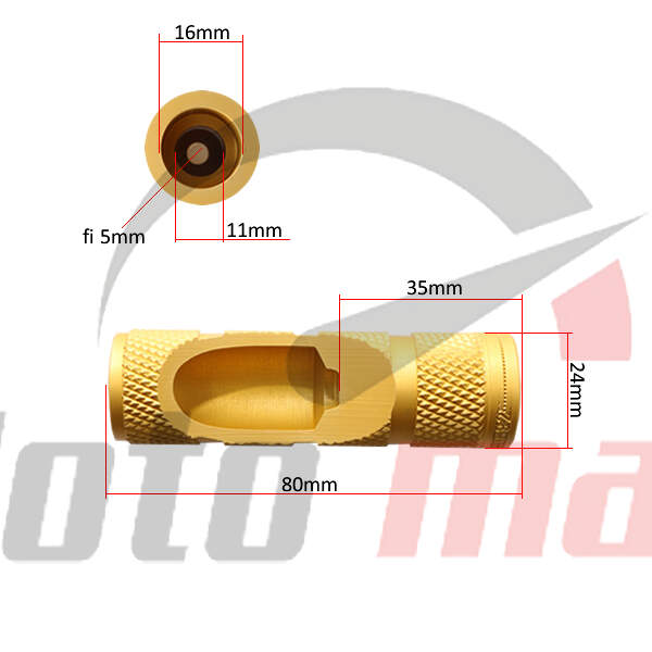 Fazasteri trw aluminijumski mcf800g zuti