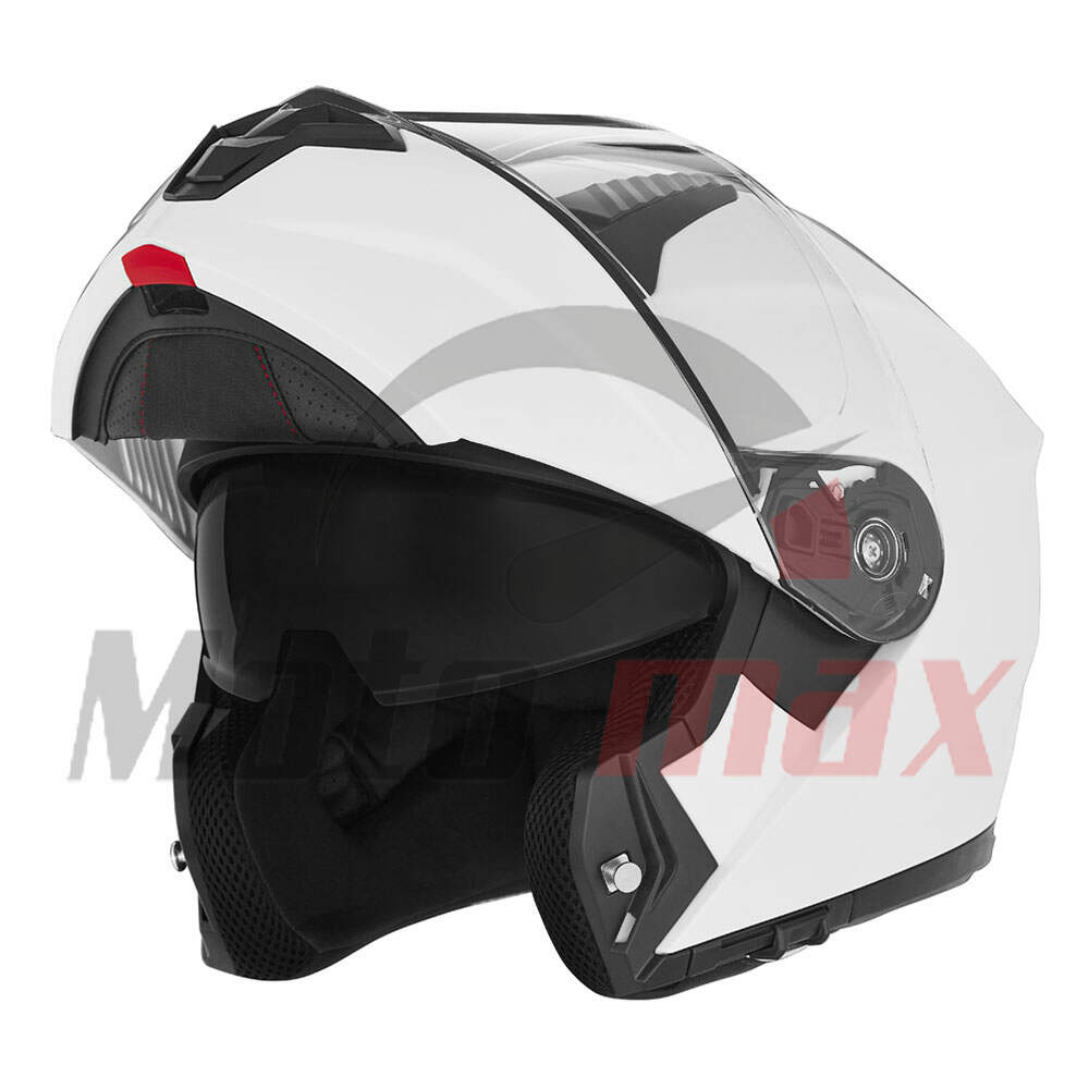 Kaciga NOX Flip Up N968 sa naocarima bela 2XL