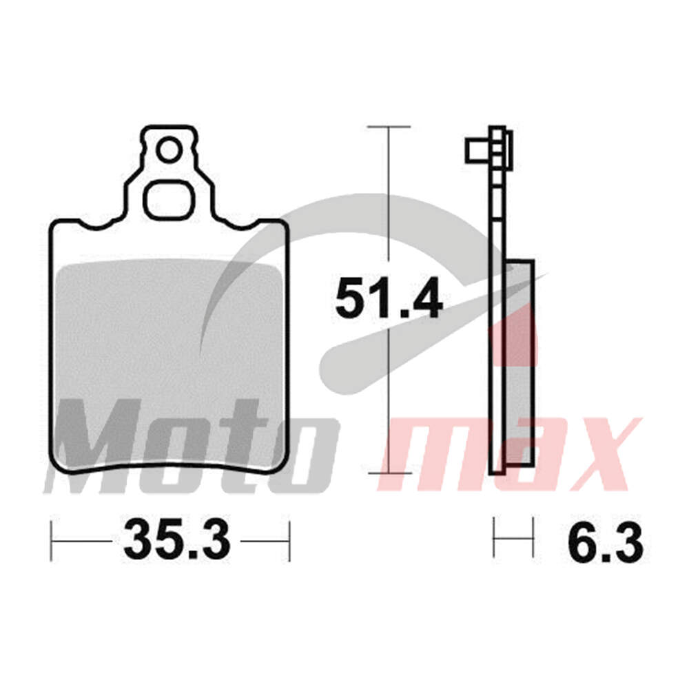 Disk plocice KYOTO S1067 ( SEMI SINTER )