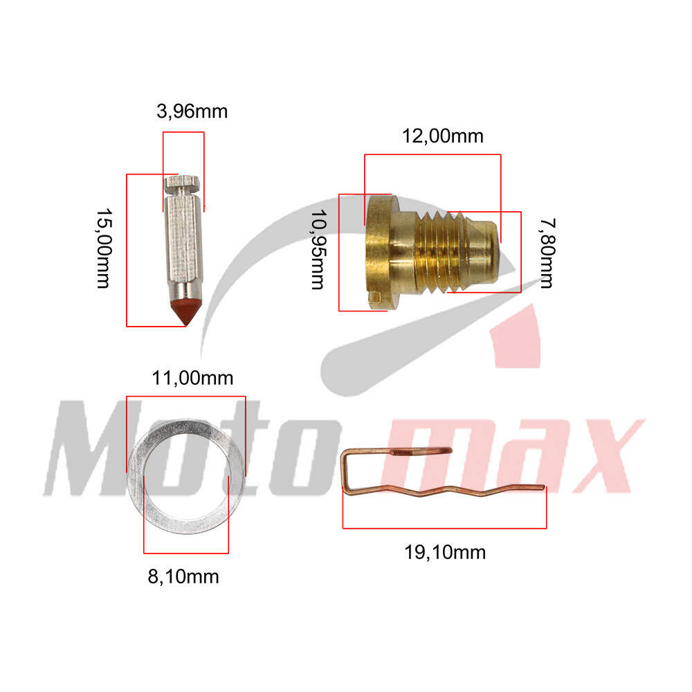 Igla plovka b&s 3 do 5 ks sa kucistem m8x1 mm ( iglica fi 3,96x15 mm ) kpl