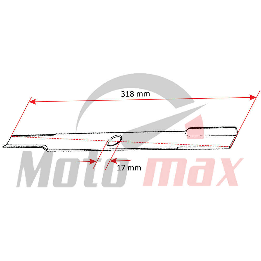 Noz kosacice l 318 mm fi 17 mm mtd 32-9e thorp